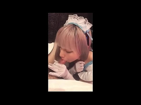 ❤️ Japanisches Idol [mayuka], französisches Dienstmädchenkostüm, Teil 1, Blowjob und Wichsen mit Lotion Porno bei uns ❤