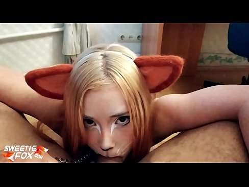 ❤️ Kitsune schluckt Schwanz und Sperma in ihrem Mund Porno bei uns ❤